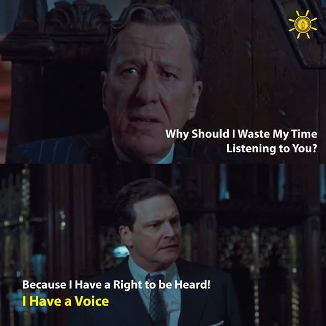 I HAVE A VOICE, WON'T YOU LISTEN TO ME?